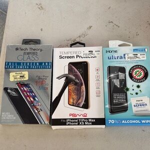 Theory Tempered Glass Screen Protector for iPhone 11 Pro Max - Gray